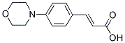 (2E)-3-(4-MORPHOLIN-4-YLPHENYL)ACRYLIC ACID 结构式