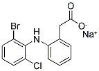 2-((2-BROMO-6-CHLOROPHENYL) AMINO) - PHENYL ACETIC ACID (SODIUM SALT) 结构式