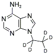 9-ETHYL-D5-ADENINE 结构式