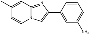 3-(7-甲基咪唑并[1,2-A]吡啶-2-基)苯胺 结构式