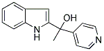 1-(1H-Indol-2-yl)-1-pyridin-4-ylethanol 结构式