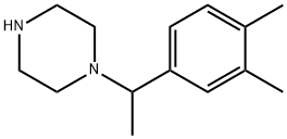 1-[1-(3,4-DIMETHYL-PHENYL)-ETHYL]-PIPERAZINE 结构式