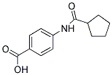 4-[(CYCLOPENTYLCARBONYL)AMINO]BENZOIC ACID 结构式