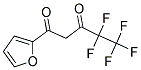 4,4,5,5,5-PENTAFLUORO-1-FURAN-2-YL-PENTANE-1,3-DIONE 结构式