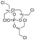 TRIS (1,3-DICHLORO-2-PROPYL) PHOSPHATE, [PROPYL-2-14C] 结构式