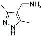 C-(3,5-DIMETHYL-1H-PYRAZOL-4-YL)-METHYLAMINE 结构式