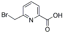 6-BROMOMETHYL-2-PYRIDINECARBOXYLIC ACID 结构式