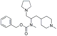 1-PYRROLIDIN-2-(N-CBZ-N-METHYL)AMINO-3-(4'-N-METHYL)PIPERIDINE-PROPANE 结构式