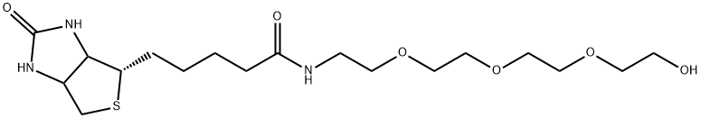 1-BIOTINYLAMINO-3,6,9-TRIOXAUNDECANE-11-OL 结构式