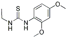 N-(2,4-DIMETHOXYPHENYL)-N'-ETHYLTHIOUREA 结构式