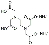 ETHYLENEDIAMINE-N,N,N',N'-TETRAACETIC ACID DIAMMONIUM SALT 结构式