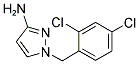 1-(2,4-DICHLORO-BENZYL)-1H-PYRAZOL-3-YLAMINE 结构式