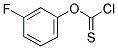 3-FLUOROPHENYL CHLOROTHIOFORMATE 结构式