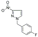 1-(4-FLUORO-BENZYL)-3-NITRO-1H-PYRAZOLE 结构式