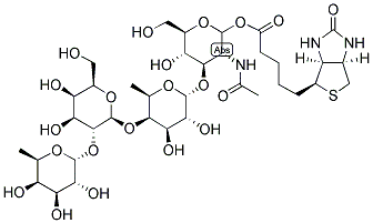 BIOTIN-LEWISY BLOOD GROUP TETRASACCHARIDE 结构式