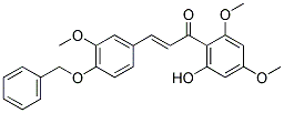 4-BENZYLOXY-2'-HYDROXY-3,4',6'-TRIMETHOXYCHALCONE 结构式