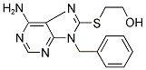 2-[(6-AMINO-9-BENZYL-9H-PURIN-8-YL)THIO]ETHANOL 结构式