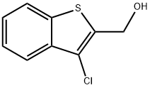 2-甲醇-3-氯-苯并噻吩 结构式