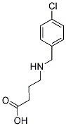 4-[(4-CHLOROBENZYL)AMINO]BUTANOIC ACID 结构式