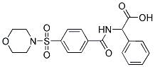 ([4-(MORPHOLIN-4-YLSULFONYL)BENZOYL]AMINO)(PHENYL)ACETIC ACID 结构式