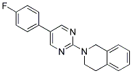 2-[5-(4-FLUOROPHENYL)PYRIMIDIN-2-YL]-1,2,3,4-TETRAHYDROISOQUINOLINE 结构式