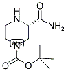 (S)-3-CARBAMOYL-PIPERAZINE-1-CARBOXYLIC ACID TERT-BUTYL ESTER 结构式