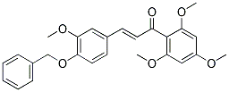 4-BENZYLOXY-2',3,4',6'-TETRAMETHOXYCHALCONE 结构式