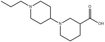 1'-PROPYL-[1,4']BIPIPERIDINYL-3-CARBOXYLIC ACID 结构式