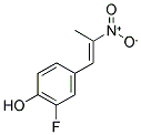 1-(3-FLUORO-4-HYDROXYPHENYL)-2-NITROPROPENE 结构式