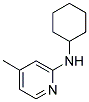 CYCLOHEXYL-(4-METHYL-PYRIDIN-2-YL)-AMINE 结构式