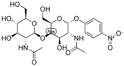 GLCNAC1-B-4GALNAC-A-PNP 结构式