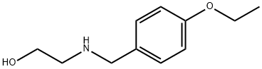 2-((4-ETHOXYBENZYL)AMINO)ETHANOL 结构式