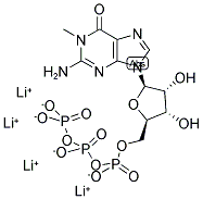 N1-METHYLGUANOSINE-5'-TRIPHOSPHATE LITHIUM SALT 结构式