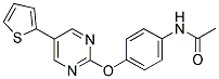 N-(4-[(5-THIEN-2-YLPYRIMIDIN-2-YL)OXY]PHENYL)ACETAMIDE 结构式