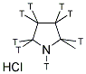 2-METHYLPYRROLIDINE HYDROCHLORIDE, R, [3H] 结构式