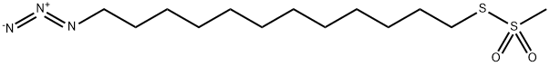 12-AZIDODODECYLMETHANETHIOSULFONATE 结构式