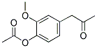 (3-METHOXY-4-ACETOXYPHENYL)ACETONE 结构式