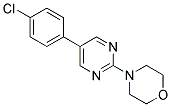 4-[5-(4-CHLOROPHENYL)PYRIMIDIN-2-YL]MORPHOLINE 结构式