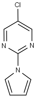 5-CHLORO-2-(1H-PYRROL-1-YL)PYRIMIDINE 结构式