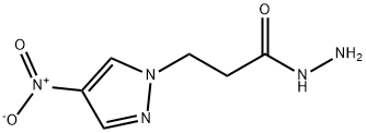 3-(4-硝基-1H-吡唑-1-基)丙酰肼 结构式