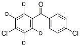 4,4'-Dichlorobenzophenone-2,3,5,6-d4 结构式