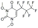 1,3-DIMETHOXY-5-HEPTAFLUOROPROPYLURACIL 结构式