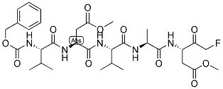 Z-VAL-ASP(OME)-VAL-ALA-DL-ASP(OME)-FLUOROMETHYLKETONE 结构式