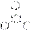 N,N-DIETHYL-6-PHENYL-2-PYRIDIN-2-YLPYRIMIDIN-4-AMINE 结构式