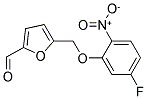 5-(5-FLUORO-2-NITRO-PHENOXYMETHYL)-FURAN-2-CARBALDEHYDE 结构式