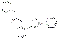 2-PHENYL-N-[2-(1-PHENYL-1H-PYRAZOL-4-YL)PHENYL]ACETAMIDE 结构式