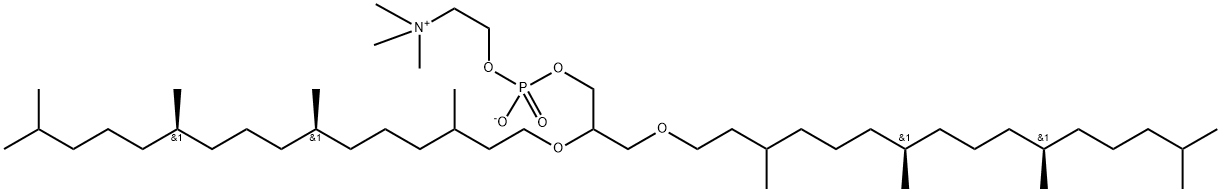1,2-di-O-phytanyl-sn-glycero-3-phosphocholine