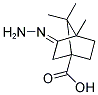 (3E)-3-HYDRAZONO-4,7,7-TRIMETHYLBICYCLO[2.2.1]HEPTANE-1-CARBOXYLIC ACID 结构式