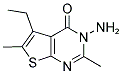3-AMINO-5-ETHYL-2,6-DIMETHYL-3 H-THIENO[2,3-D ]PYRIMIDIN-4-ONE 结构式