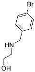 2-((4-BROMOBENZYL)AMINO)ETHANOL 结构式